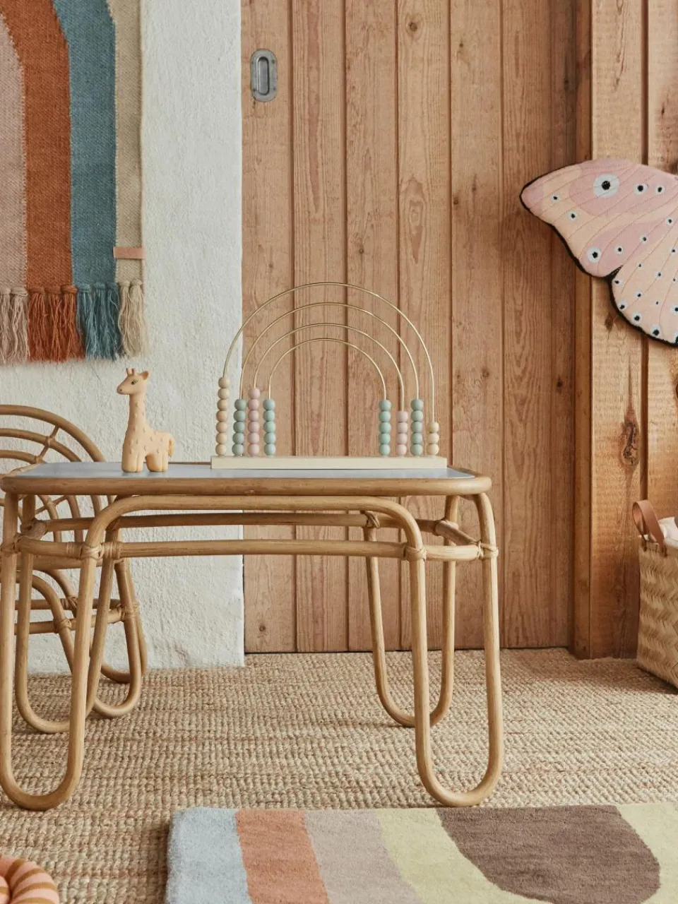 Kinder Oyoy Living Design Abakus Rainbow aus Eichenholz