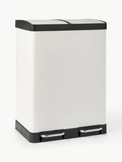 Westwing Collection Abfalleimer Rafa mit Pedalfunktion, 2 x 30 L