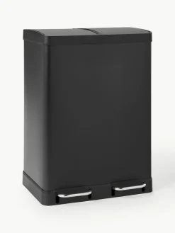 Westwing Collection Abfalleimer Rafa mit Pedalfunktion, 2 x 30 L