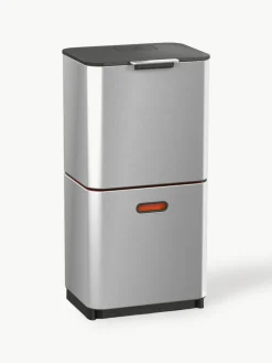 Joseph Joseph Abfalleimer Totem mit separater Recycling-Einheit, 2 x 30 L