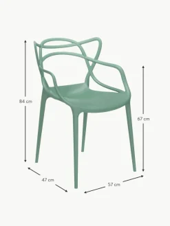 Kartell Armlehnstühle Masters, 2 Stück