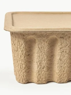 ferm LIVING Aufbewahrungsboxen Pulp aus Papierzellstoff, T 30 cm, 2 Stück