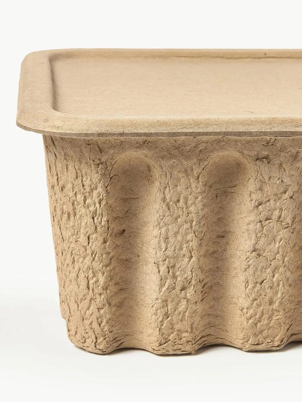 ferm LIVING Aufbewahrungsboxen Pulp aus Papierzellstoff, T 30 cm, 2 Stück