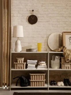 ferm LIVING Aufbewahrungsboxen Pulp aus Papierzellstoff, T 30 cm, 2 Stück