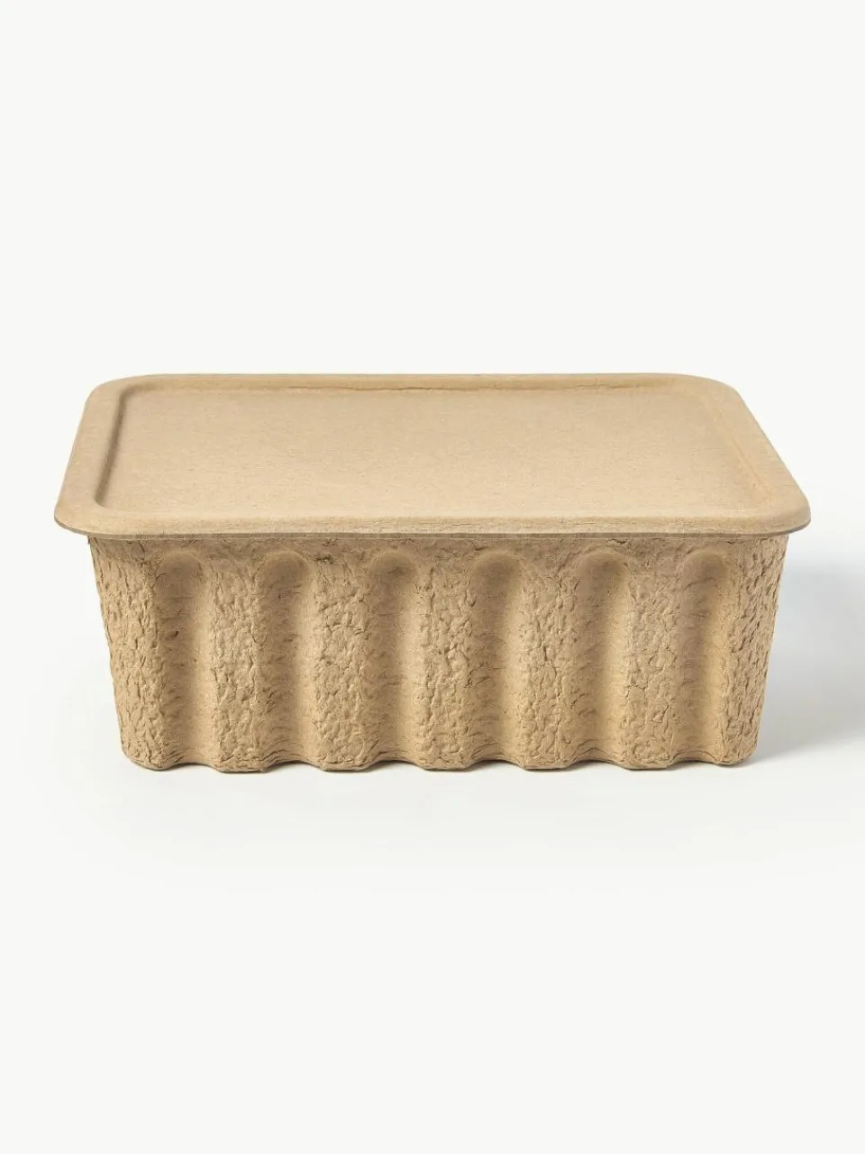 ferm LIVING Aufbewahrungsboxen Pulp aus Papierzellstoff, T 30 cm, 2 Stück