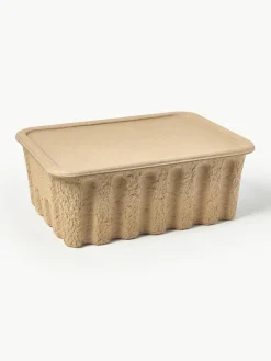 ferm LIVING Aufbewahrungsboxen Pulp aus Papierzellstoff, T 30 cm, 2 Stück