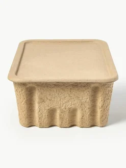 ferm LIVING Aufbewahrungsboxen Pulp aus Papierzellstoff, T 30 cm, 2 Stück