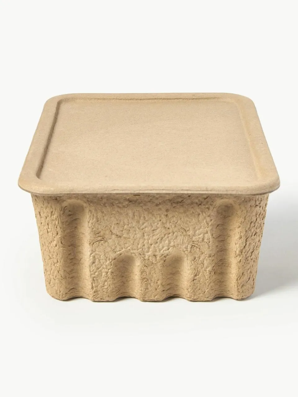 ferm LIVING Aufbewahrungsboxen Pulp aus Papierzellstoff, T 30 cm, 2 Stück