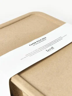 ferm LIVING Aufbewahrungsboxen Pulp aus Papierzellstoff, T 30 cm, 2 Stück