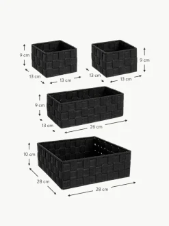 Bizzotto Aufbewahrungskörbe Bind, 4er-Set