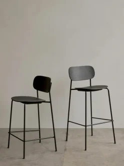 Audo Copenhagen Barstuhl Co aus Metall und Holz