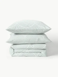 Westwing Collection Baumwoll-Bettdeckenbezug Arcs