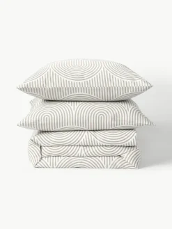 Westwing Collection Baumwoll-Bettdeckenbezug Arcs