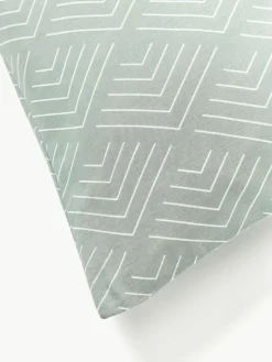 Westwing Collection Baumwoll-Kissenbezug Milano mit grafischem Muster
