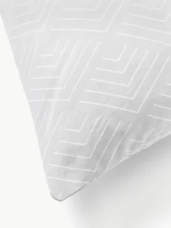 Westwing Collection Baumwoll-Kissenbezug Milano mit grafischem Muster