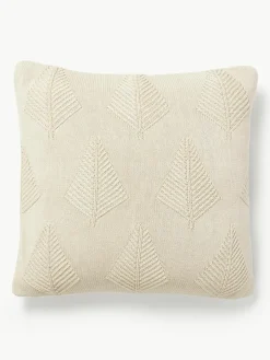 Westwing Collection Baumwoll-Kissenhülle Beryl mit winterlichem Motiv