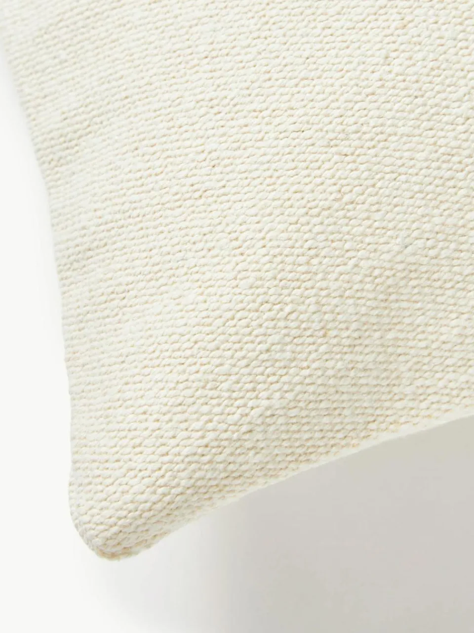 Westwing Collection Baumwoll-Kissenhülle Emry mit winterlichem Motiv