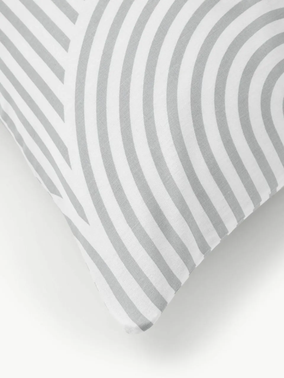 Westwing Collection Baumwoll-Kopfkissenbezug Arcs