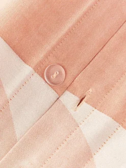 Westwing Collection Baumwoll-Kopfkissenbezug Elinor mit geometrischem Muster