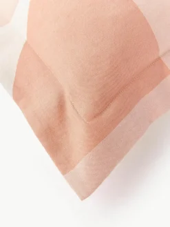 Westwing Collection Baumwoll-Kopfkissenbezug Elinor mit geometrischem Muster