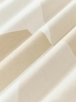 Westwing Collection Baumwoll-Kopfkissenbezug Elinor mit geometrischem Muster und Stehsaum