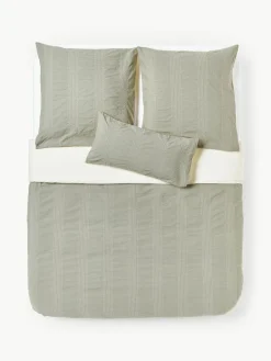 Westwing Collection Baumwollperkal-Bettdeckenbezug Graham