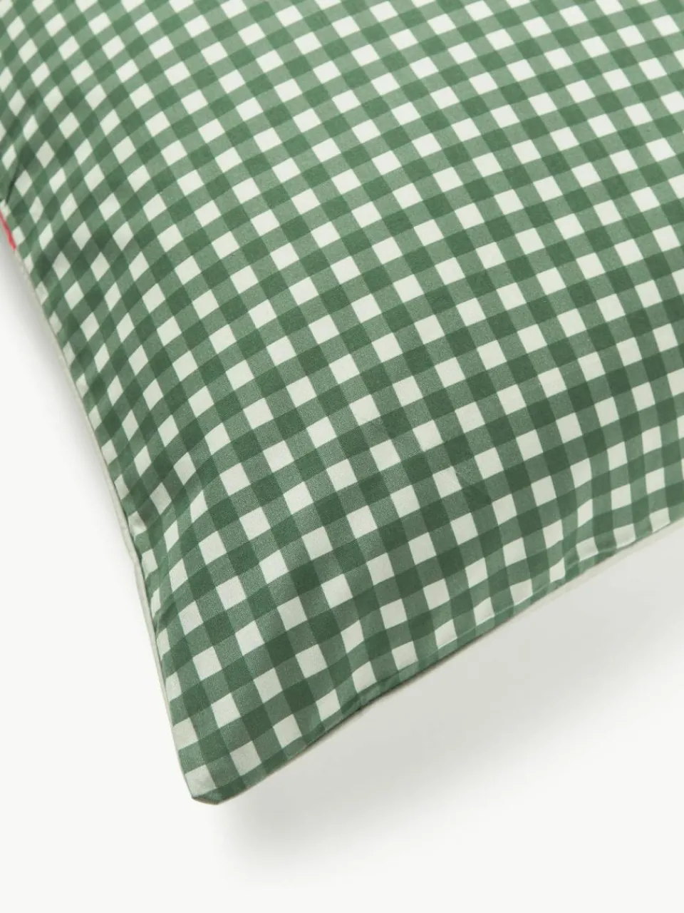 Westwing Collection Baumwollperkal-Kopfkissenbezug Pine