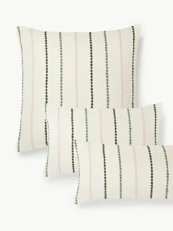 Westwing Collection Baumwollperkal-Kopfkissenbezug Arabella