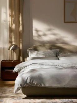 Westwing Collection Baumwollsatin-Bettdeckenbezug Premium