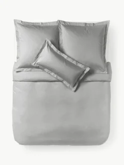 Westwing Collection Baumwollsatin-Bettdeckenbezug Premium