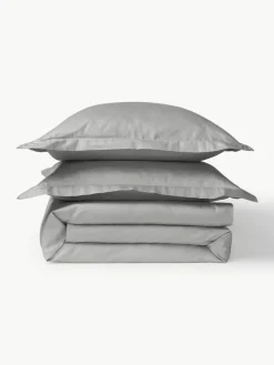 Westwing Collection Baumwollsatin-Bettdeckenbezug Premium