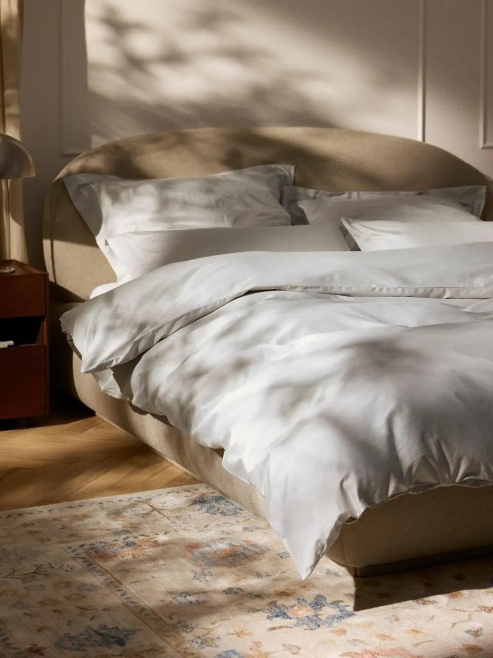Westwing Collection Baumwollsatin-Bettdeckenbezug Premium