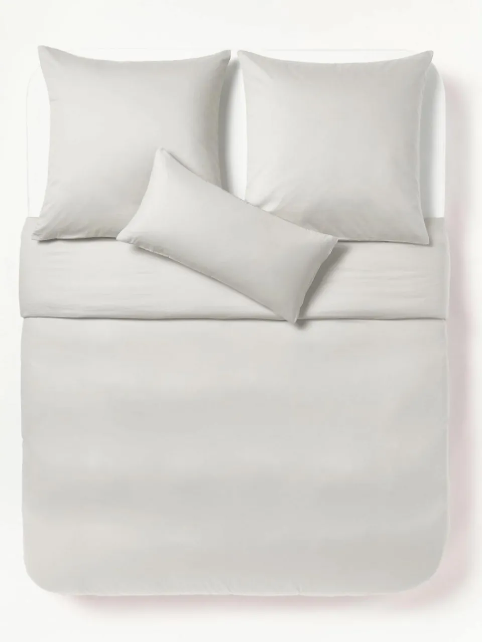 Westwing Collection Baumwollsatin-Bettdeckenbezug Comfort