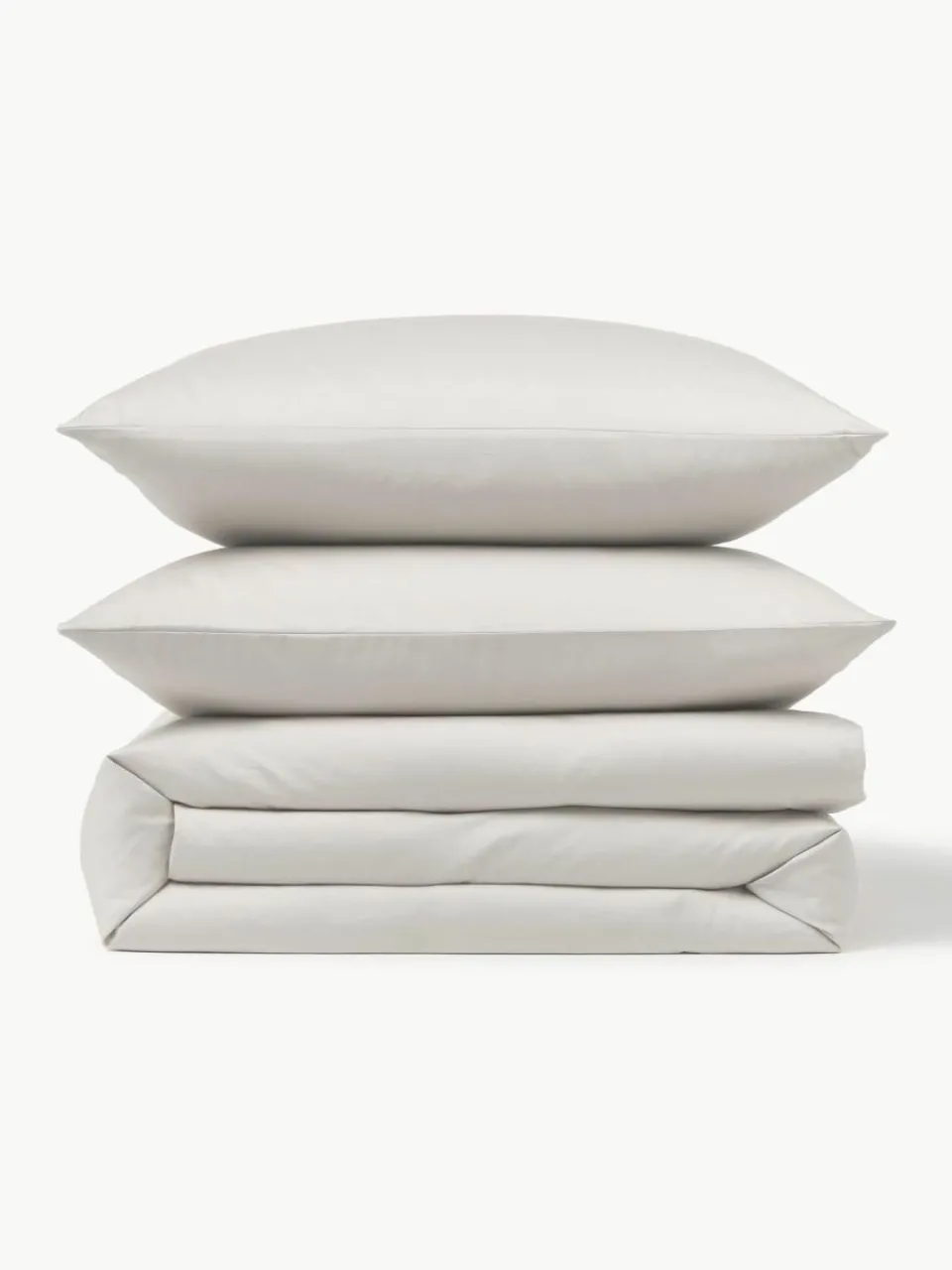 Westwing Collection Baumwollsatin-Bettdeckenbezug Comfort