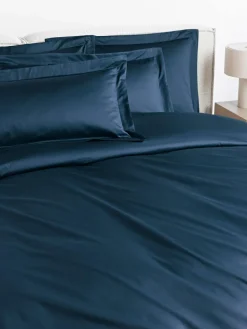 Westwing Collection Baumwollsatin-Bettdeckenbezug Premium