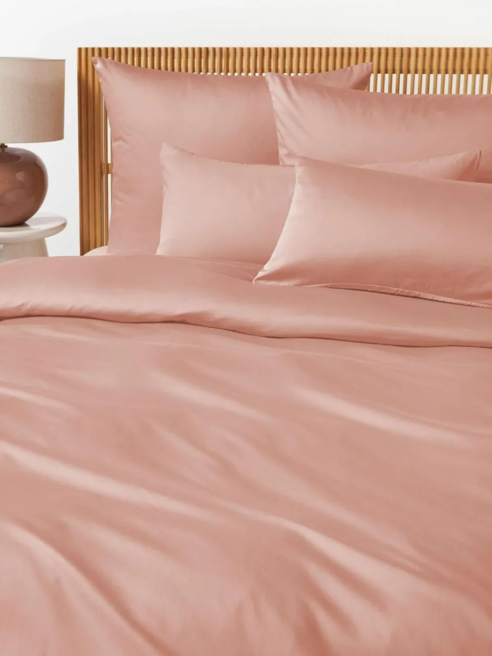 Westwing Collection Baumwollsatin-Bettdeckenbezug Comfort