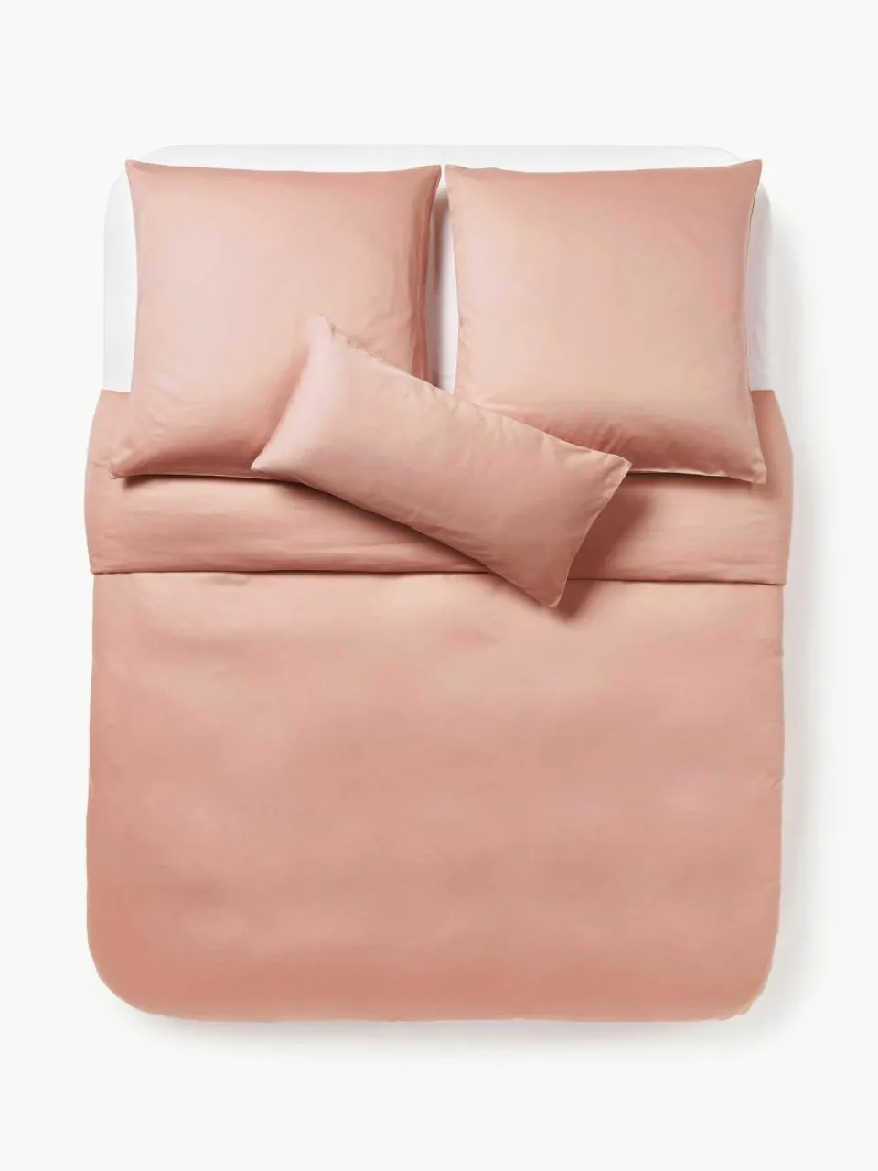 Westwing Collection Baumwollsatin-Bettdeckenbezug Comfort