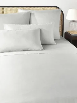 Westwing Collection Baumwollsatin-Betttuch Comfort