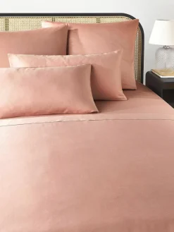 Westwing Collection Baumwollsatin-Betttuch Comfort