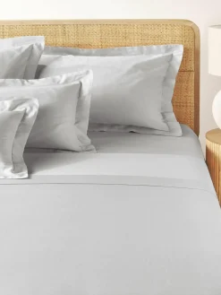 Westwing Collection Baumwollsatin-Betttuch Premium