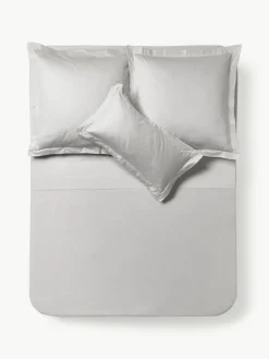 Westwing Collection Baumwollsatin-Betttuch Premium