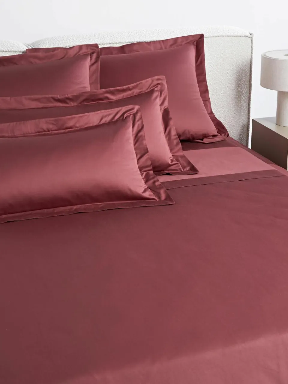 Westwing Collection Baumwollsatin-Betttuch Premium