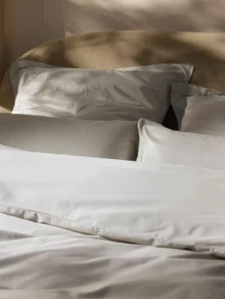 Westwing Collection Baumwollsatin-Kopfkissenbezug Premium