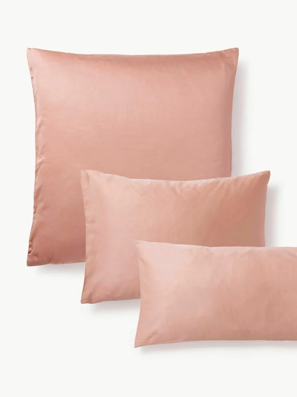 Westwing Collection Baumwollsatin-Kopfkissenbezug Comfort