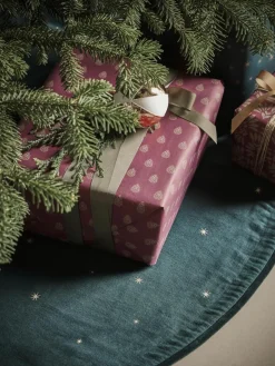 House Doctor Baumwoll-Weihnachtsbaumteppich Nost