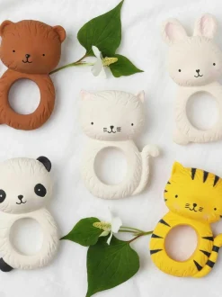 Kinder A Little Lovely Company Beißring Bear aus Naturkautschuk
