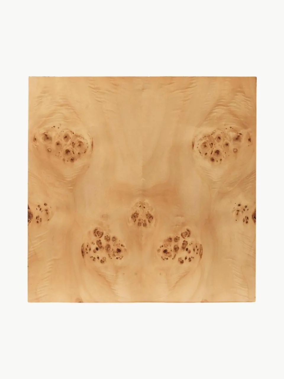 ferm LIVING Beistelltisch Burl Cube aus Maserholz