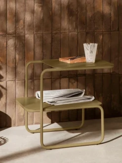 ferm LIVING Beistelltisch Level mit zwei Ebenen