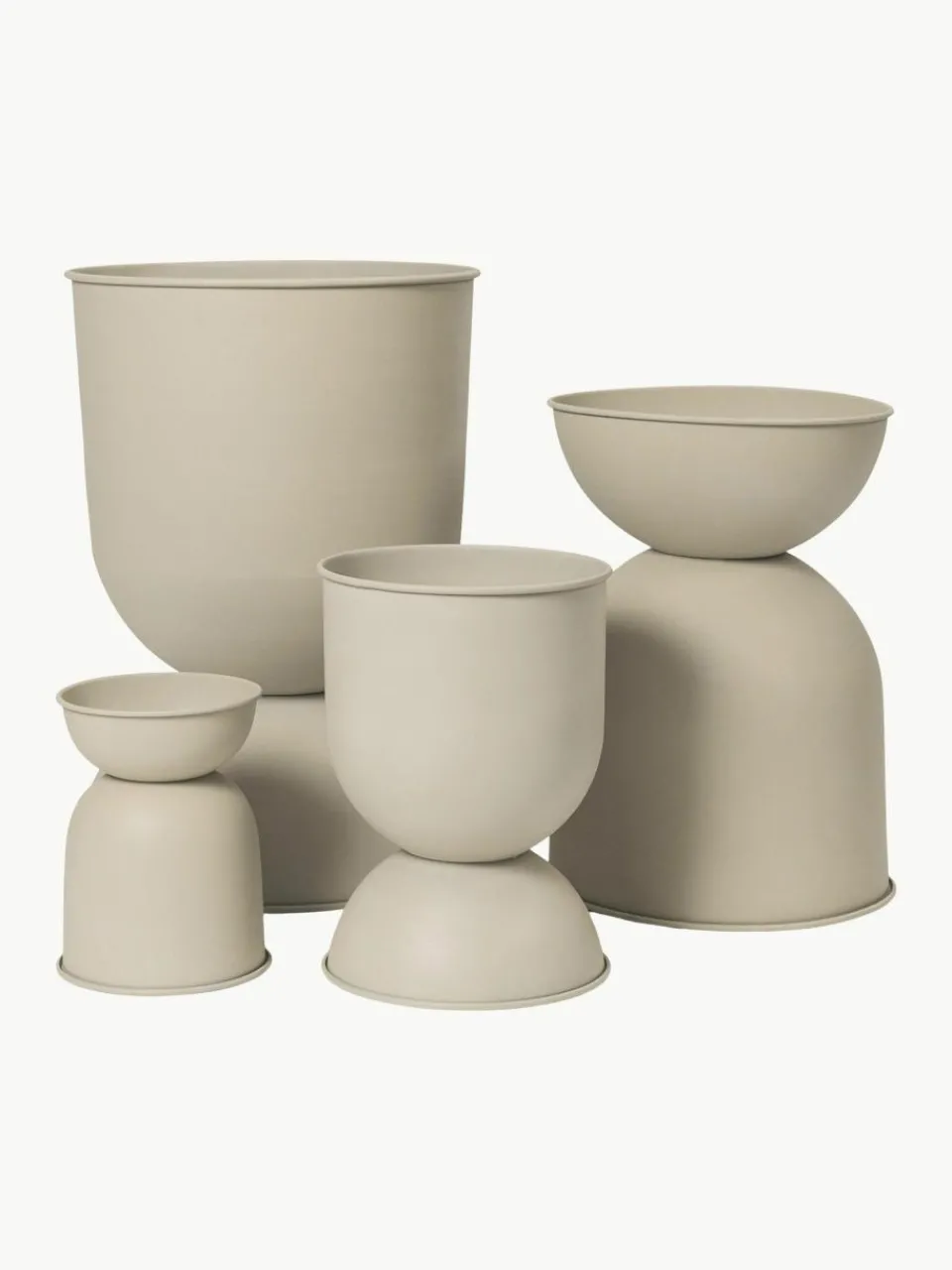 ferm LIVING Übertopf Hourglass, H 73 cm