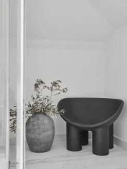 House Doctor Bodenvase Rustik aus Beton, H 47 cm